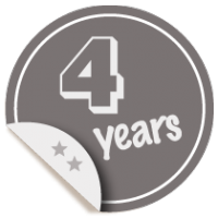 Four-year membership badge