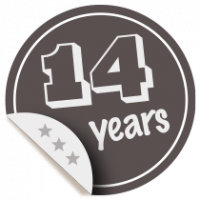 Fourteen-year membership badge