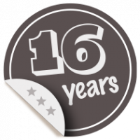 Sixteen-year membership badge