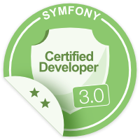 Symfony 3 Certified Developer (Advanced) badge