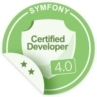 Symfony 4 Certified Developer (Advanced) badge