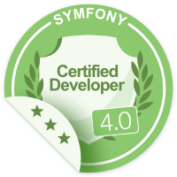 Symfony 4 Certified Developer (Expert) badge