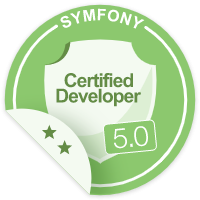 Symfony 5 Certified Developer (Advanced) badge