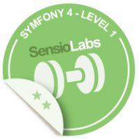 Attended a training on Symfony 4 (level 1) at SensioLabs