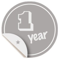 One-year membership badge